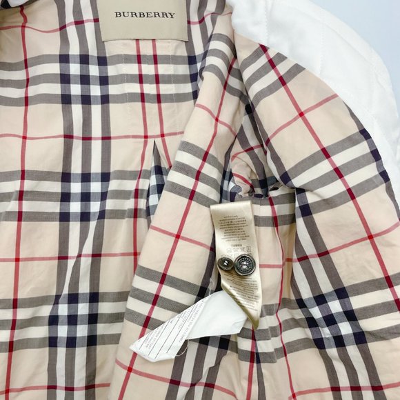 Burberry Girls' White Quilted Jacket Size 3T/98cm - Picture 3 of 5
